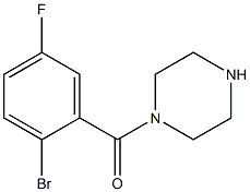 1-(2-bromo-5-fluorobenzoyl)piperazine