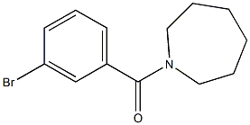 1-(3-bromobenzoyl)azepane Structural