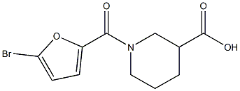 1-(5-bromo-2-furoyl)piperidine-3-carboxylic acid