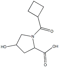 1-(cyclobutylcarbonyl)-4-hydroxypyrrolidine-2-carboxylic acid