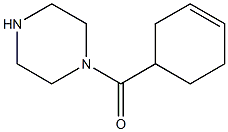 1-(cyclohex-3-en-1-ylcarbonyl)piperazine Structural