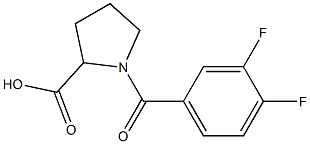 1-[(3,4-difluorophenyl)carbonyl]pyrrolidine-2-carboxylic acid