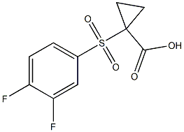 1-[(3,4-difluorophenyl)sulfonyl]cyclopropanecarboxylic acid