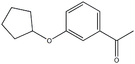 1-[3-(cyclopentyloxy)phenyl]ethanone