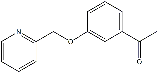 1-[3-(pyridin-2-ylmethoxy)phenyl]ethanone