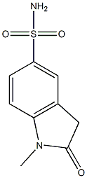 1-methyl-2-oxoindoline-5-sulfonamide Structural