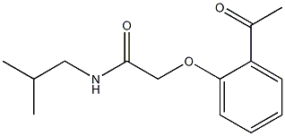 2-(2-acetylphenoxy)-N-isobutylacetamide