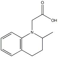 2-(2-methyl-1,2,3,4-tetrahydroquinolin-1-yl)acetic acid Structural