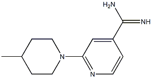 2-(4-methylpiperidin-1-yl)pyridine-4-carboximidamide