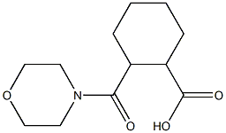 2-(morpholin-4-ylcarbonyl)cyclohexanecarboxylic acid Structural