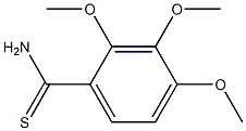 2,3,4-trimethoxybenzenecarbothioamide Structural