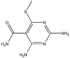 2,4-diamino-6-(methylthio)pyrimidine-5-carboxamide