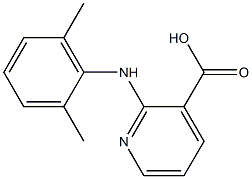 2-[(2,6-dimethylphenyl)amino]pyridine-3-carboxylic acid Structural