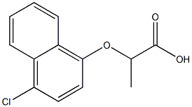 2-[(4-chloro-1-naphthyl)oxy]propanoic acid