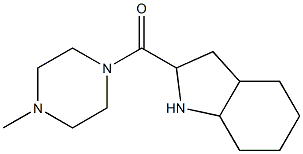 2-[(4-methylpiperazin-1-yl)carbonyl]octahydro-1H-indole Structural