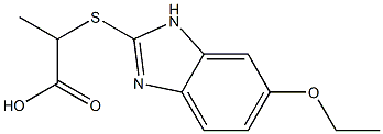 2-[(6-ethoxy-1H-benzimidazol-2-yl)thio]propanoic acid