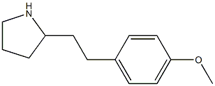 2-[2-(4-methoxyphenyl)ethyl]pyrrolidine Structural