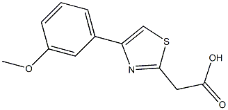 2-[4-(3-methoxyphenyl)-1,3-thiazol-2-yl]acetic acid