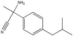 2-amino-2-(4-isobutylphenyl)propanenitrile