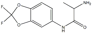 2-amino-N-(2,2-difluoro-1,3-benzodioxol-5-yl)propanamide Structural