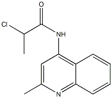 2-chloro-N-(2-methylquinolin-4-yl)propanamide