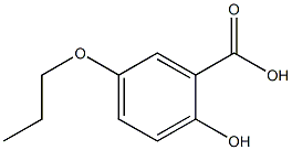 2-hydroxy-5-propoxybenzoic acid Structural