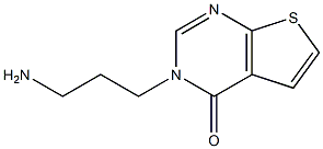 3-(3-aminopropyl)thieno[2,3-d]pyrimidin-4(3H)-one Structural