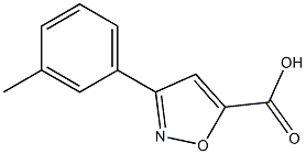 3-(3-methylphenyl)-1,2-oxazole-5-carboxylic acid