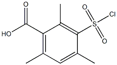 3-(chlorosulfonyl)-2,4,6-trimethylbenzoic acid