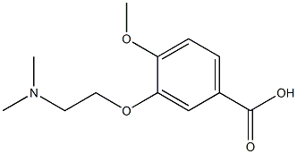 3-[2-(dimethylamino)ethoxy]-4-methoxybenzoic acid