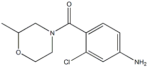 3-chloro-4-[(2-methylmorpholin-4-yl)carbonyl]aniline