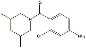 3-chloro-4-[(3,5-dimethylpiperidin-1-yl)carbonyl]aniline