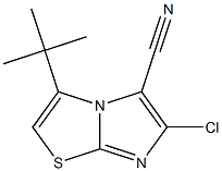 3-tert-butyl-6-chloroimidazo[2,1-b][1,3]thiazole-5-carbonitrile