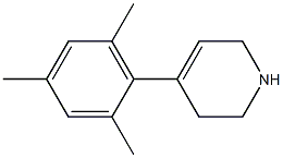 4-(2,4,6-trimethylphenyl)-1,2,3,6-tetrahydropyridine Structural