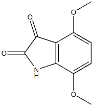 4,7-dimethoxy-1H-indole-2,3-dione Structural