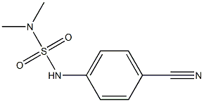 4-[(dimethylsulfamoyl)amino]benzonitrile Structural