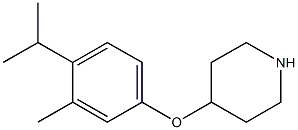 4-[3-methyl-4-(propan-2-yl)phenoxy]piperidine