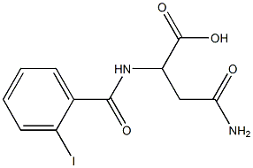 4-amino-2-[(2-iodobenzoyl)amino]-4-oxobutanoic acid