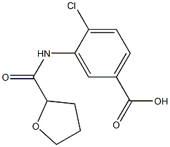 4-chloro-3-[(tetrahydrofuran-2-ylcarbonyl)amino]benzoic acid