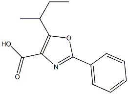 5-(butan-2-yl)-2-phenyl-1,3-oxazole-4-carboxylic acid Structural