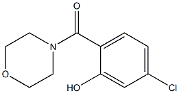 5-chloro-2-(morpholin-4-ylcarbonyl)phenol