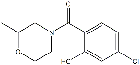 5-chloro-2-[(2-methylmorpholin-4-yl)carbonyl]phenol