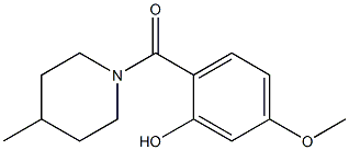 5-methoxy-2-[(4-methylpiperidin-1-yl)carbonyl]phenol