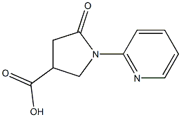 5-oxo-1-pyridin-2-ylpyrrolidine-3-carboxylic acid Structural