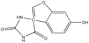 6-hydroxy-2'H,5'H-spiro[1-benzofuran-3,4'-imidazolidine]-2',5'-dione Structural