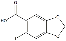 6-iodo-1,3-benzodioxole-5-carboxylic acid Structural