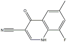 8-fluoro-6-methyl-4-oxo-1,4-dihydroquinoline-3-carbonitrile