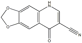 8-oxo-2H,5H,8H-[1,3]dioxolo[4,5-g]quinoline-7-carbonitrile Structural