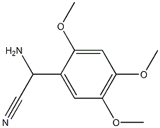 amino(2,4,5-trimethoxyphenyl)acetonitrile Structural