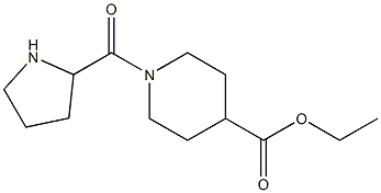 ethyl 1-(pyrrolidin-2-ylcarbonyl)piperidine-4-carboxylate